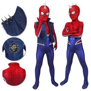 Punk Spider-Man Cosplay Costumes for kids